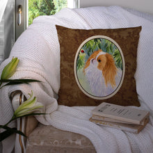 Load image into Gallery viewer, Japanese Chin Throw Pillow - 14x14 Decorative Pillow – Art for Your Home &amp; Patio