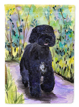 Load image into Gallery viewer, Portuguese Water Dog Flag Canvas House Size