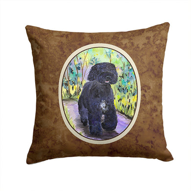 Portuguese Water Dog Throw Pillow - 14x14 Decorative Pillow – Art for Your Home & Patio