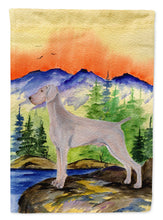 Load image into Gallery viewer, Weimaraner Flag Canvas House Size