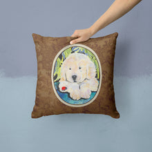 Load image into Gallery viewer, Golden Retriever Throw Pillow - 14x14 Decorative Pillow – Art for Your Home &amp; Patio