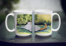 Load image into Gallery viewer, Cat Dishwasher Safe Microwavable Ceramic Coffee Mug 15 ounce SS8273CM15