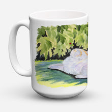 Load image into Gallery viewer, Cat Dishwasher Safe Microwavable Ceramic Coffee Mug 15 ounce SS8273CM15