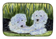 Load image into Gallery viewer, Old English Sheepdog Dish Drying Mat – Absorbent, Artistic Kitchen Essentials SS8282DDM
