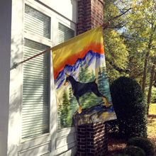 Load image into Gallery viewer, Doberman Flag Canvas House Size