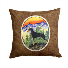 Load image into Gallery viewer, Doberman Throw Pillow - 14x14 Decorative Pillow – Art for Your Home &amp; Patio