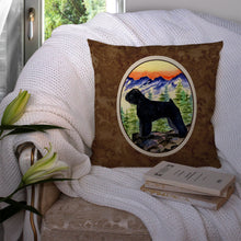 Load image into Gallery viewer, Bouvier des Flandres Throw Pillow - 14x14 Decorative Pillow – Art for Your Home &amp; Patio
