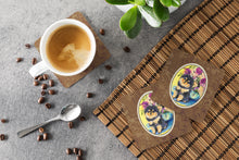 Load image into Gallery viewer, Pomeranian Coasters - Set of 4 Lightweight Foam, Absorbent Drink Coasters