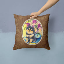 Load image into Gallery viewer, Pomeranian Throw Pillow - 14x14 Decorative Pillow – Art for Your Home &amp; Patio