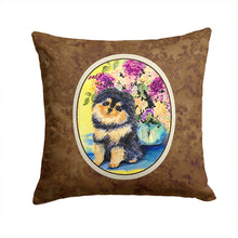 Load image into Gallery viewer, Pomeranian Throw Pillow - 14x14 Decorative Pillow – Art for Your Home &amp; Patio