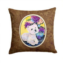 Load image into Gallery viewer, Westie Throw Pillow - 14x14 Decorative Pillow – Art for Your Home &amp; Patio