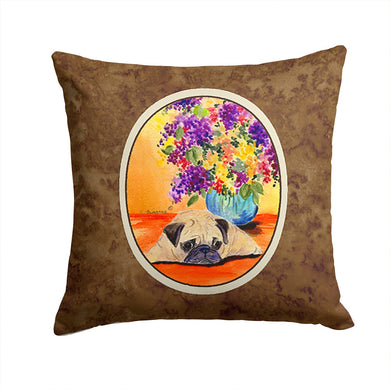 Pug Throw Pillow - 14x14 Decorative Pillow – Art for Your Home & Patio