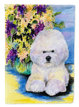 Load image into Gallery viewer, Bichon Frise Flag Canvas House Size