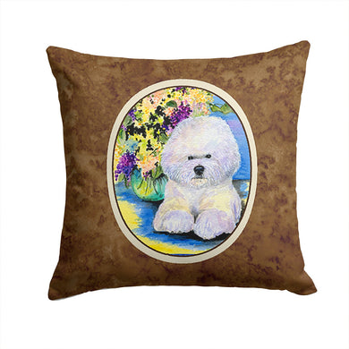 Bichon Frise Throw Pillow - 14x14 Decorative Pillow – Art for Your Home & Patio
