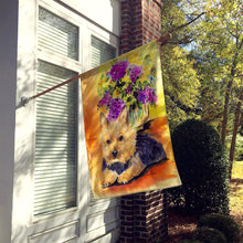 Load image into Gallery viewer, Norwich Terrier Flag Canvas House Size