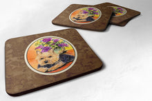 Load image into Gallery viewer, Norwich Terrier Coasters - Set of 4 Lightweight Foam, Absorbent Drink Coasters