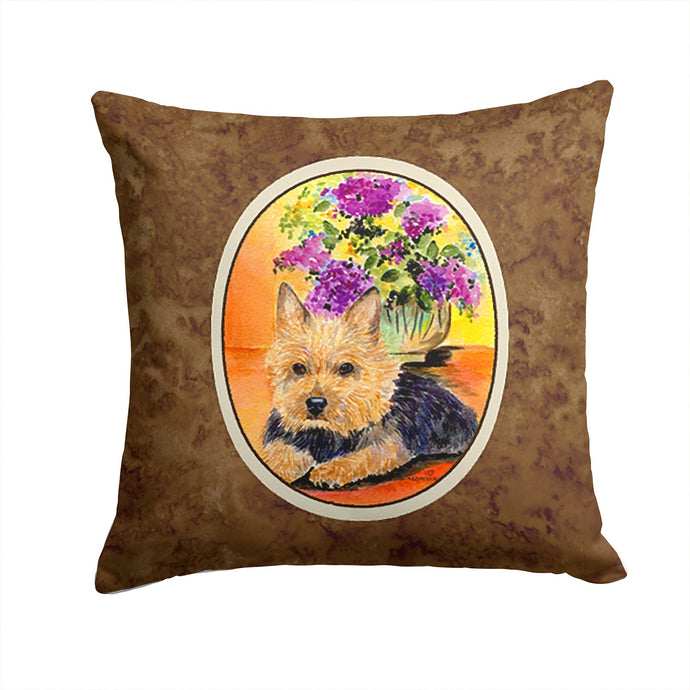 Norwich Terrier Throw Pillow - 14x14 Decorative Pillow – Art for Your Home & Patio