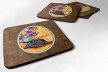 Load image into Gallery viewer, Pug Coasters - Set of 4 Lightweight Foam, Absorbent Drink Coasters