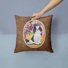 Load image into Gallery viewer, Japanese Chin Throw Pillow - 14x14 Decorative Pillow – Art for Your Home &amp; Patio