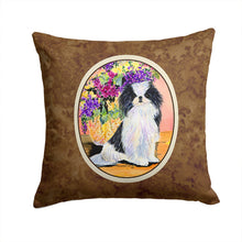Load image into Gallery viewer, Japanese Chin Throw Pillow - 14x14 Decorative Pillow – Art for Your Home &amp; Patio