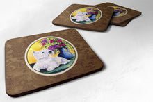 Load image into Gallery viewer, Westie Coasters - Set of 4 Lightweight Foam, Absorbent Drink Coasters