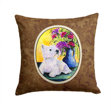Load image into Gallery viewer, Westie Throw Pillow - 14x14 Decorative Pillow – Art for Your Home &amp; Patio