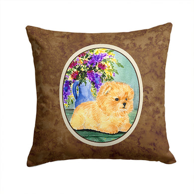 Pomeranian Throw Pillow - 14x14 Decorative Pillow – Art for Your Home & Patio
