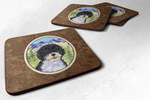 Load image into Gallery viewer, Portuguese Water Dog Coasters - Set of 4 Lightweight Foam, Absorbent Drink Coasters
