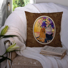Load image into Gallery viewer, Yorkie Throw Pillow - 14x14 Decorative Pillow – Art for Your Home &amp; Patio