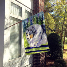 Load image into Gallery viewer, Sheltie Flag Canvas House Size