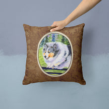 Load image into Gallery viewer, Sheltie Throw Pillow - 14x14 Decorative Pillow – Art for Your Home &amp; Patio