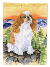 Load image into Gallery viewer, English Toy Spaniel Flag Canvas House Size