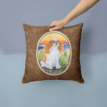 Load image into Gallery viewer, English Toy Spaniel Throw Pillow - 14x14 Decorative Pillow – Art for Your Home &amp; Patio