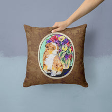 Load image into Gallery viewer, Australian Shepherd Throw Pillow - 14x14 Decorative Pillow – Art for Your Home &amp; Patio