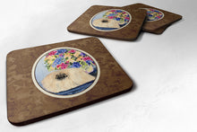 Load image into Gallery viewer, Pekingese Coasters - Set of 4 Lightweight Foam, Absorbent Drink Coasters