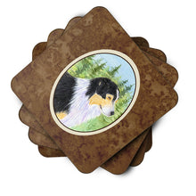 Load image into Gallery viewer, Australian Shepherd Coasters - Set of 4 Lightweight Foam, Absorbent Drink Coasters