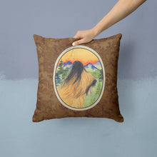 Load image into Gallery viewer, Briard Throw Pillow - 14x14 Decorative Pillow – Art for Your Home &amp; Patio