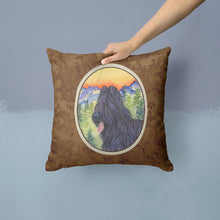 Load image into Gallery viewer, Briard Throw Pillow - 14x14 Decorative Pillow – Art for Your Home &amp; Patio