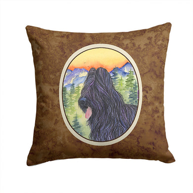 Briard Throw Pillow - 14x14 Decorative Pillow – Art for Your Home & Patio