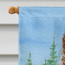 Load image into Gallery viewer, Bearded Collie Flag Canvas House Size