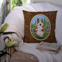 Load image into Gallery viewer, Bearded Collie Throw Pillow - 14x14 Decorative Pillow – Art for Your Home &amp; Patio