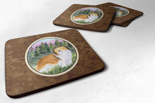 Load image into Gallery viewer, Sheltie Coasters - Set of 4 Lightweight Foam, Absorbent Drink Coasters
