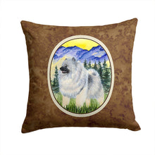 Load image into Gallery viewer, Keeshond Throw Pillow - 14x14 Decorative Pillow – Art for Your Home &amp; Patio