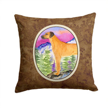 Load image into Gallery viewer, Rhodesian Ridgeback Throw Pillow - 14x14 Decorative Pillow – Art for Your Home &amp; Patio