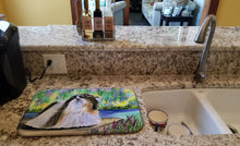 Load image into Gallery viewer, Shih Tzu Dish Drying Mat – Absorbent, Artistic Kitchen Essentials SS8329DDM