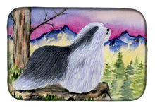 Load image into Gallery viewer, Bearded Collie Dish Drying Mat – Absorbent, Artistic Kitchen Essentials SS8338DDM