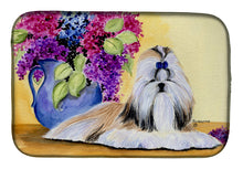 Load image into Gallery viewer, Shih Tzu Dish Drying Mat – Absorbent, Artistic Kitchen Essentials SS8341DDM