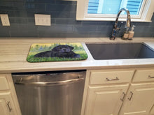 Load image into Gallery viewer, Labrador Dish Drying Mat – Absorbent, Artistic Kitchen Essentials SS8343DDM