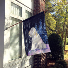 Load image into Gallery viewer, Clumber Spaniel Flag Canvas House Size