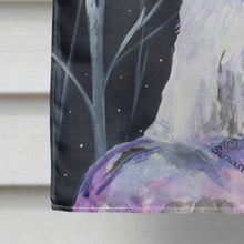Load image into Gallery viewer, Clumber Spaniel Flag Canvas House Size